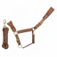 Cameo Suede Elite Headcollar and Leadrope - Mocha