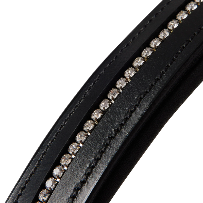 Cameo Competition Leather Headcollar - Black-2