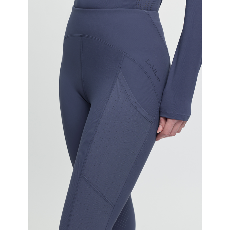 LeMieux Ladies Airflow Full Seat Pull On Breeches - Shadow-6