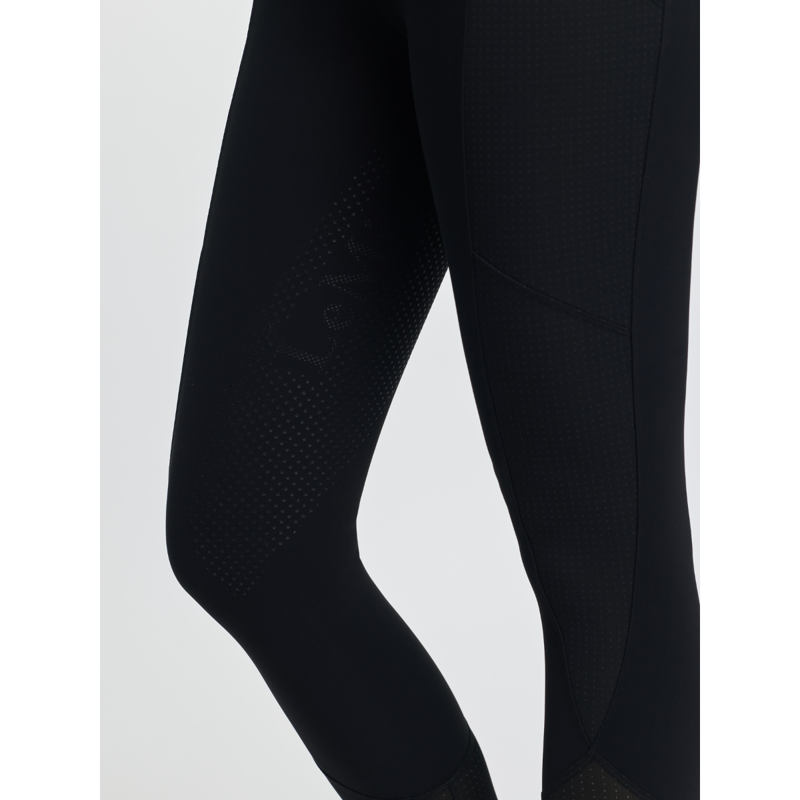 LeMieux Ladies Airflow Full Seat Pull On Breeches - Black-5