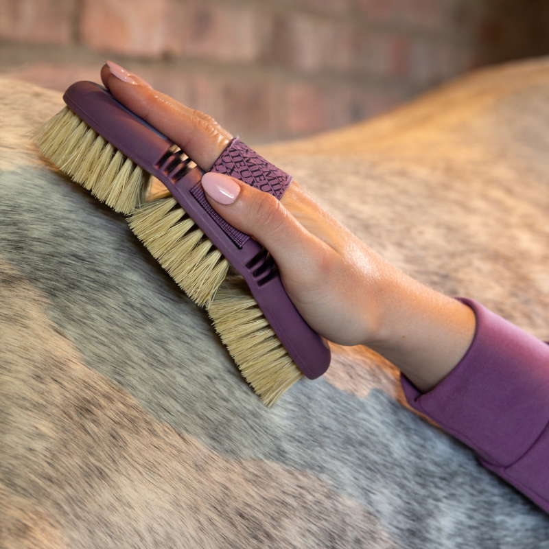 LeMieux Flexi Scrubbing Brush - Powder Blue-1