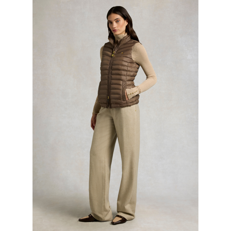 Holland Cooper Lightweight Puffer Gilet - Chestnut-4