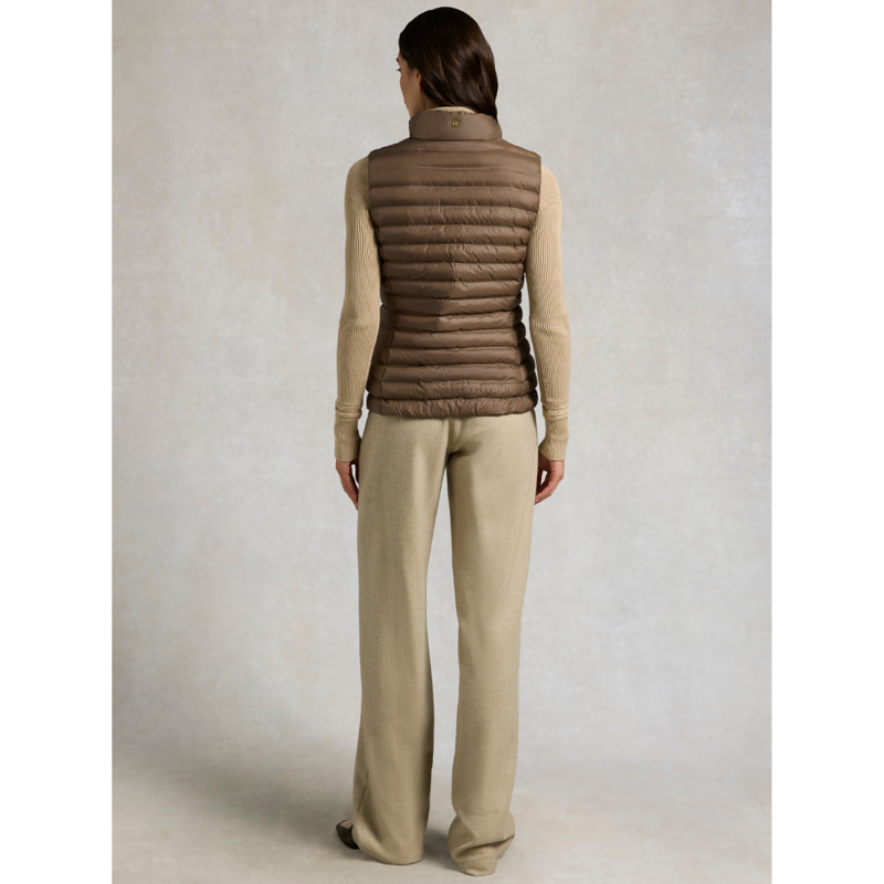 Holland Cooper Lightweight Puffer Gilet - Chestnut-2