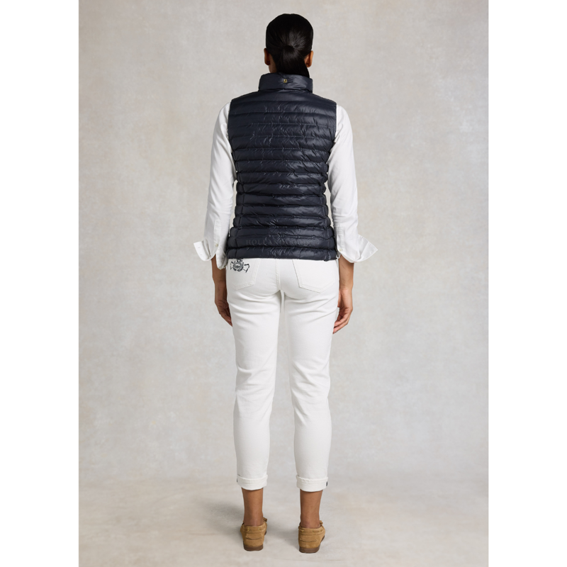 Holland Cooper Lightweight Puffer Gilet - Ink Navy-6