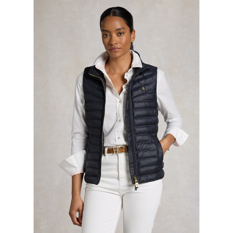 Holland Cooper Lightweight Puffer Gilet - Ink Navy-4