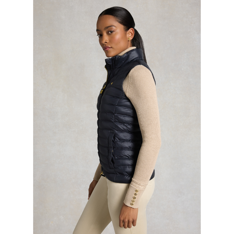 Holland Cooper Lightweight Puffer Gilet - Ink Navy-1