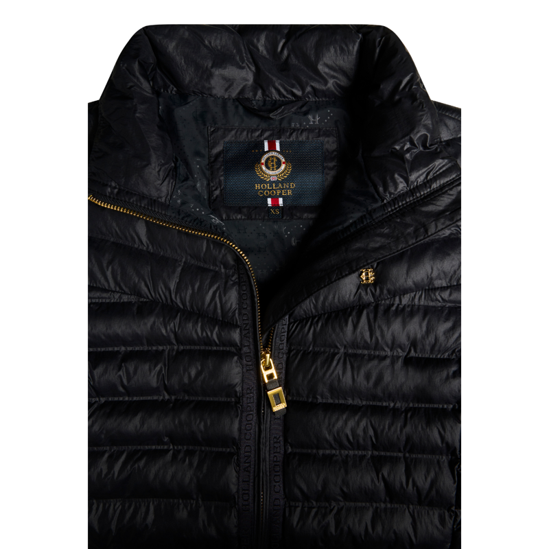 Holland Cooper Lightweight Puffer Gilet - Black-6