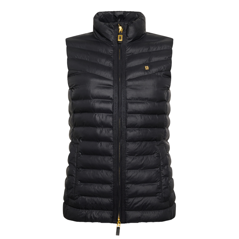 Holland Cooper Lightweight Puffer Gilet - Black-4