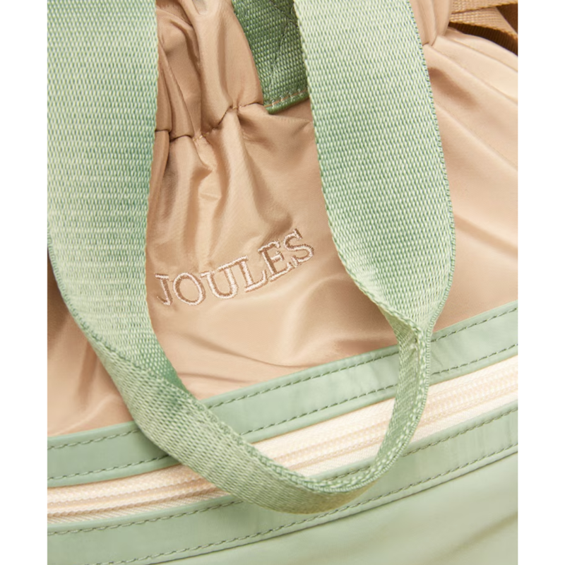 Joules Ladies Peplow Bag - Green Ecru-4