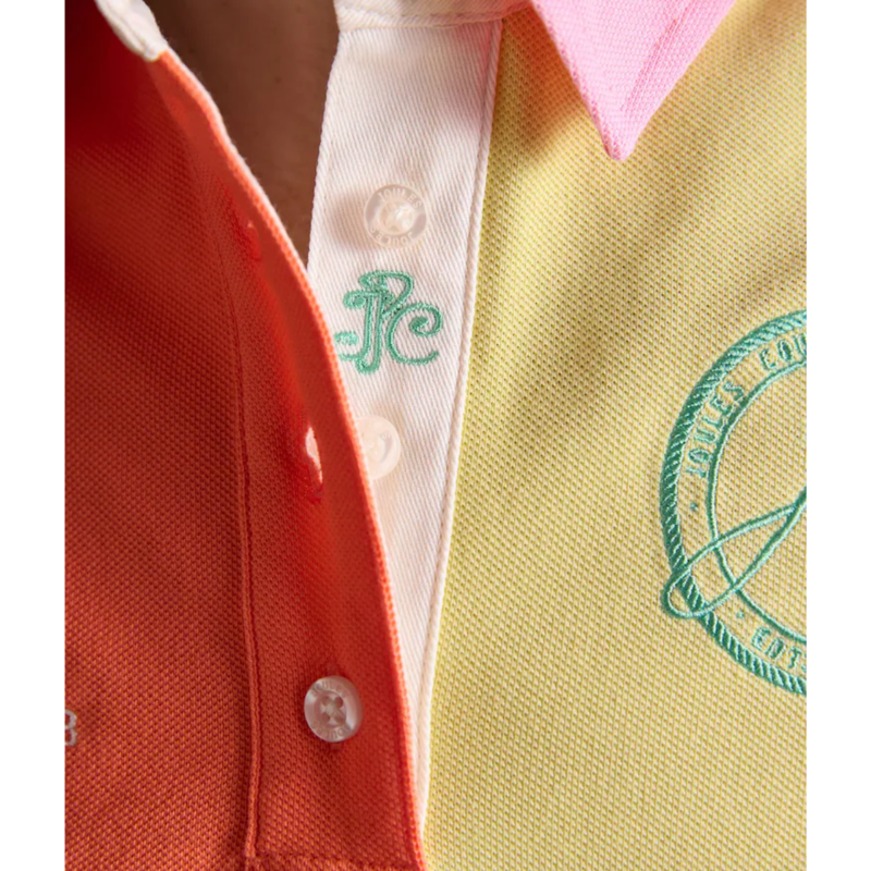Joules Ladies Beaufort Embroidered Polo Shirt - Harlequin-4