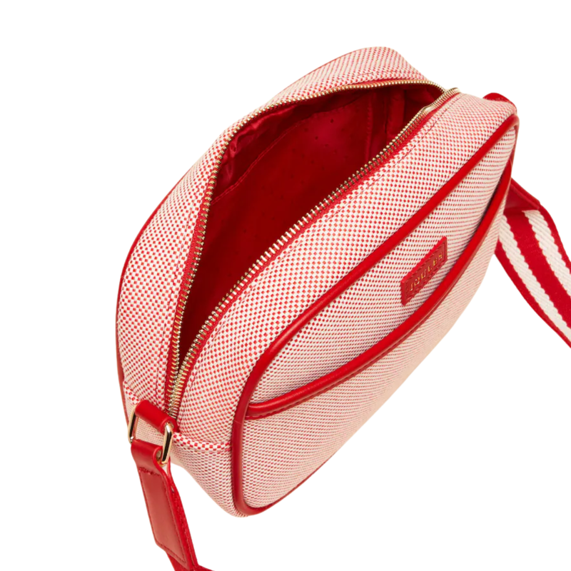 Joules Ladies Blair Canvas Cross Body Bag - Red-3
