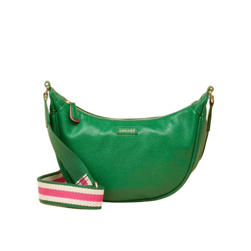 Joules Jade Half Moon Adjustable Cross-Body Bag - Jade Green