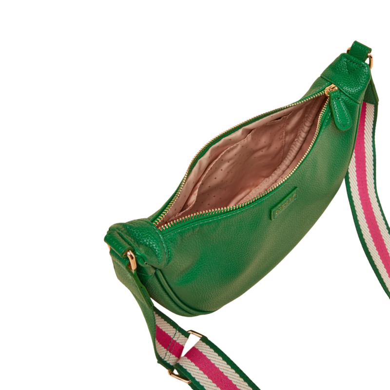 Joules Jade Half Moon Adjustable Cross-Body Bag - Jade Green-2