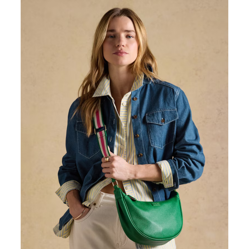 Joules Jade Half Moon Adjustable Cross-Body Bag - Jade Green-4
