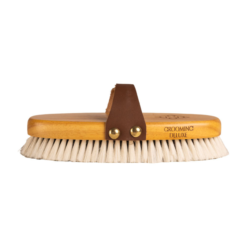 Grooming Deluxe Overall Brush Shine Medium with Horse and Goat Hair-1