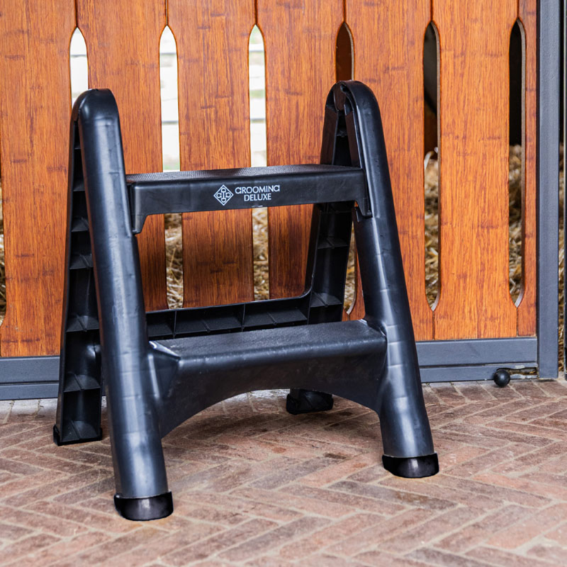 Grooming Deluxe Foldable Steps - Black-1