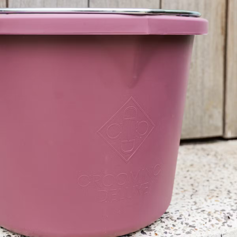 Grooming Deluxe Water Bucket 12L - Old Rose-3