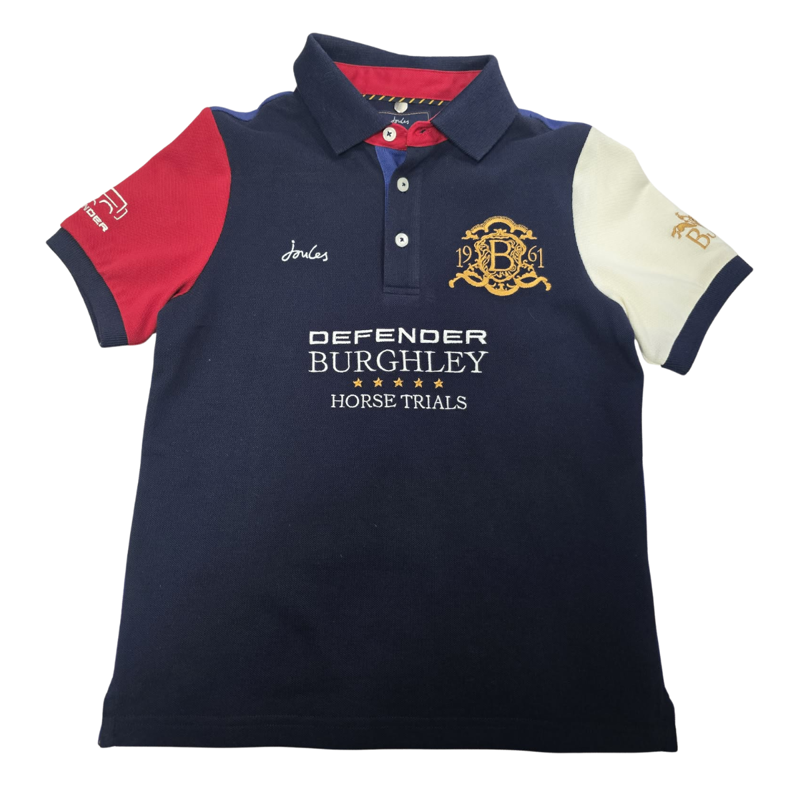 Joules Burghley Boys Polo - French Navy