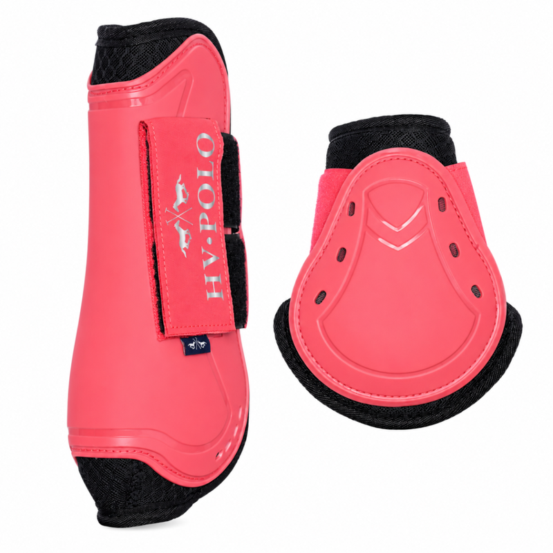 HV Polo Classic Tendon and Fetlock Boot Set - Blush