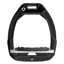 Flex-On Safe-On Inclined Ultra-Grip Stirrups - Black/Grey/Black