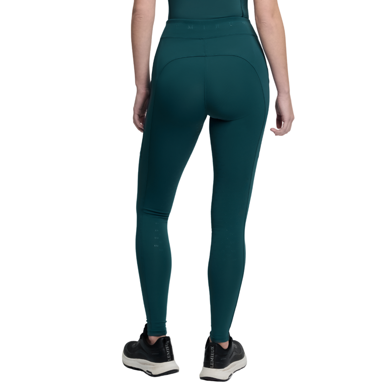 LeMieux Simone Cross Over Half Seat Pull On Breeches - Jungle-1