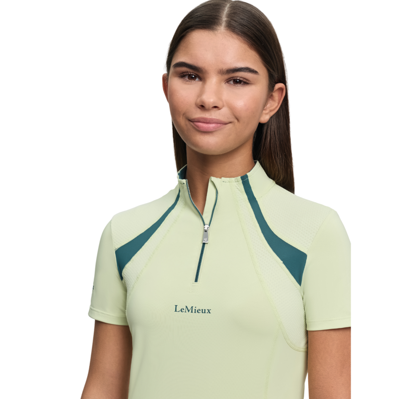 LeMieux Young Rider Mia Mesh Base Layer - Macaron-3