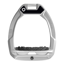 Flex-On Safe-On Inclined Ultra-Grip Stirrups - Grey/Grey/White