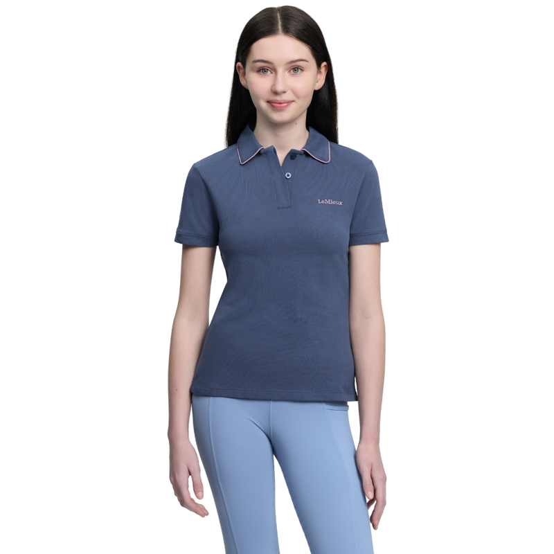 LeMieux Young Rider Polo Shirt - Shadow-1