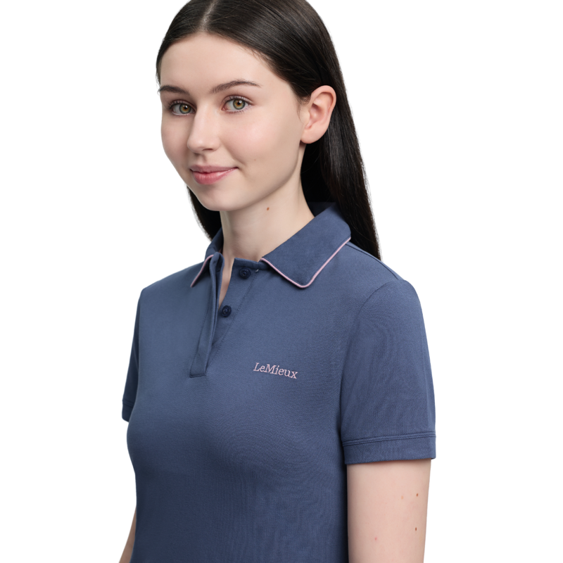 LeMieux Young Rider Polo Shirt - Shadow-3