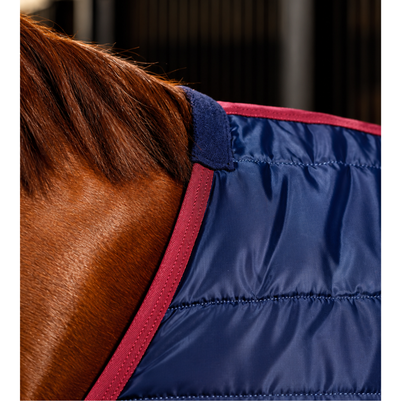 WeatherBeeta 220g Stable Rug - Navy/Burgundy-2