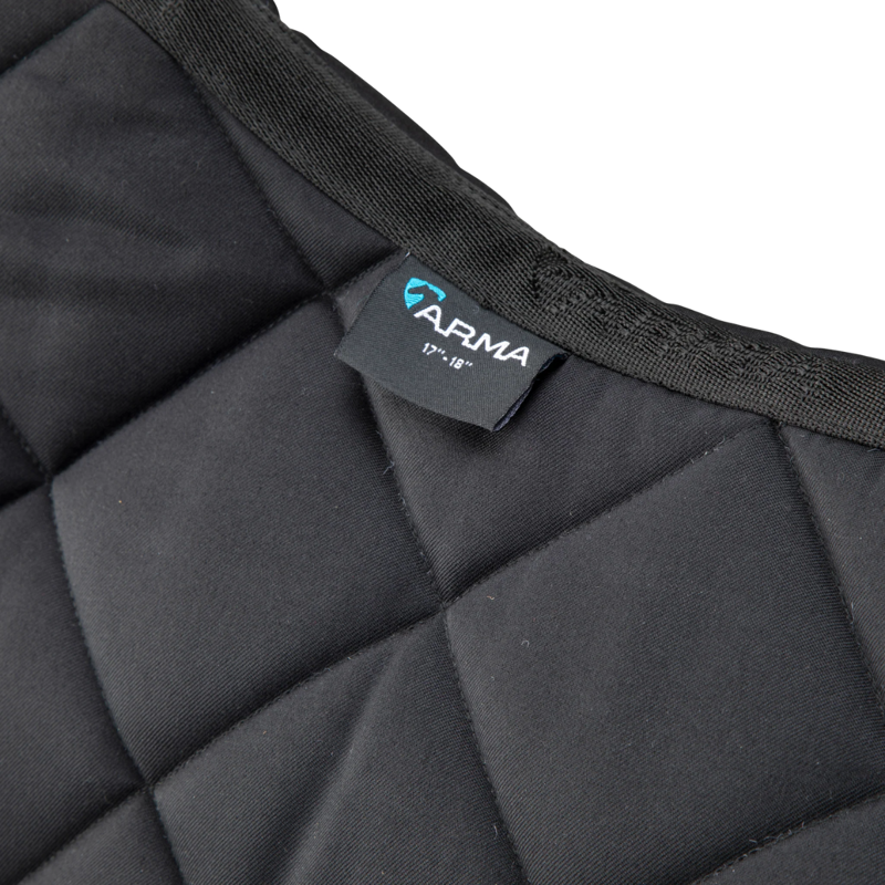 Shires ARMA Comfort Lite Saddlecloth - Black-3