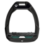 Flex-On Safe-On Inclined Ultra-Grip Stirrups - Black/Black/Dark Green