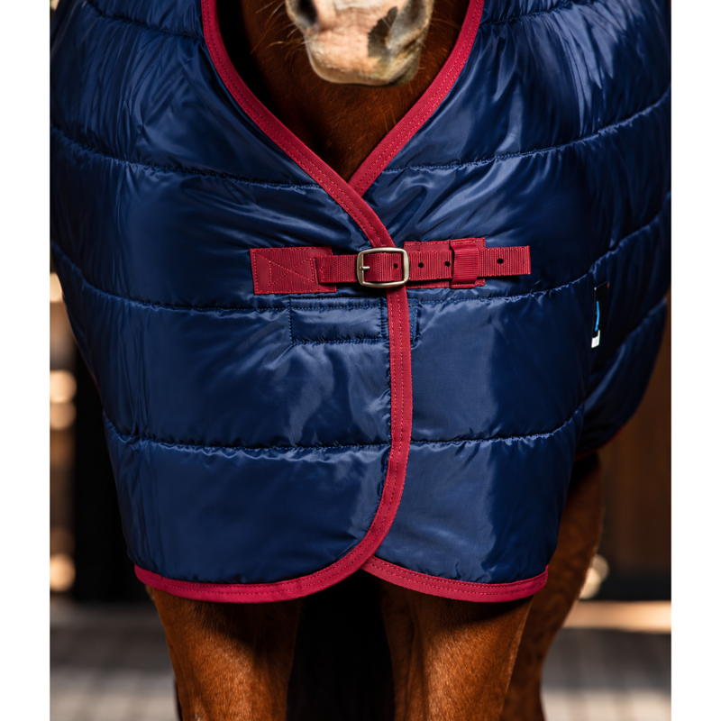 WeatherBeeta 100g Stable Rug - Navy/Burgundy-1