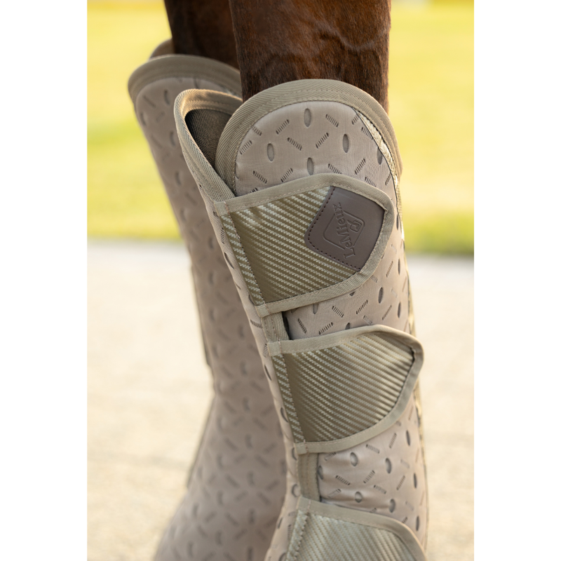 LeMieux Kudos 3D Mesh Travel Boots - Pecan-3