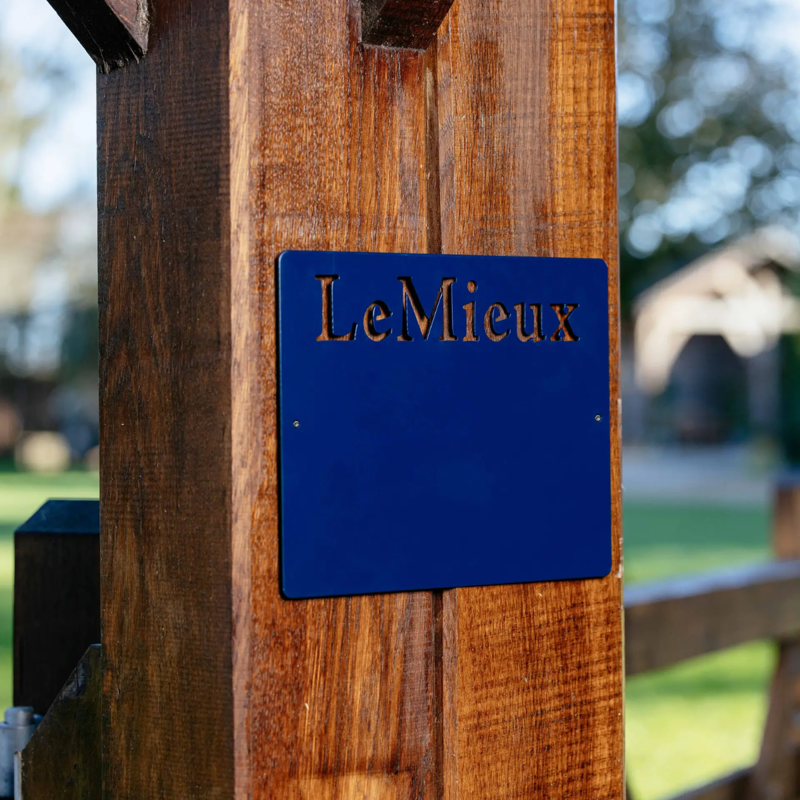 LeMieux Stable Name Plate - Navy-1
