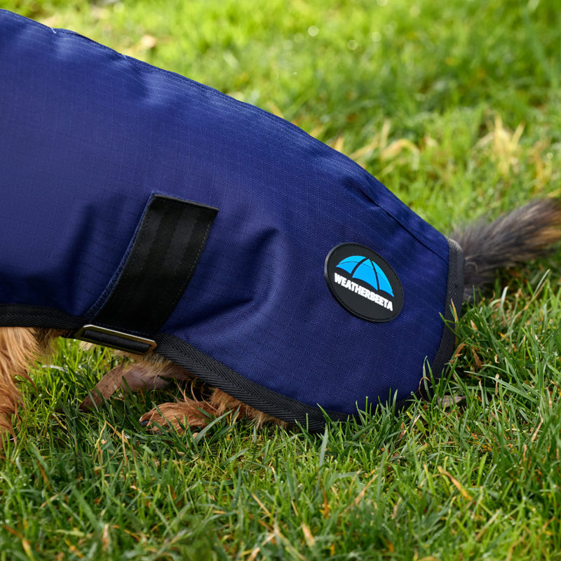 WeatherBeeta ComfiTec Classic Waterproof Dog Coat - Navy-2