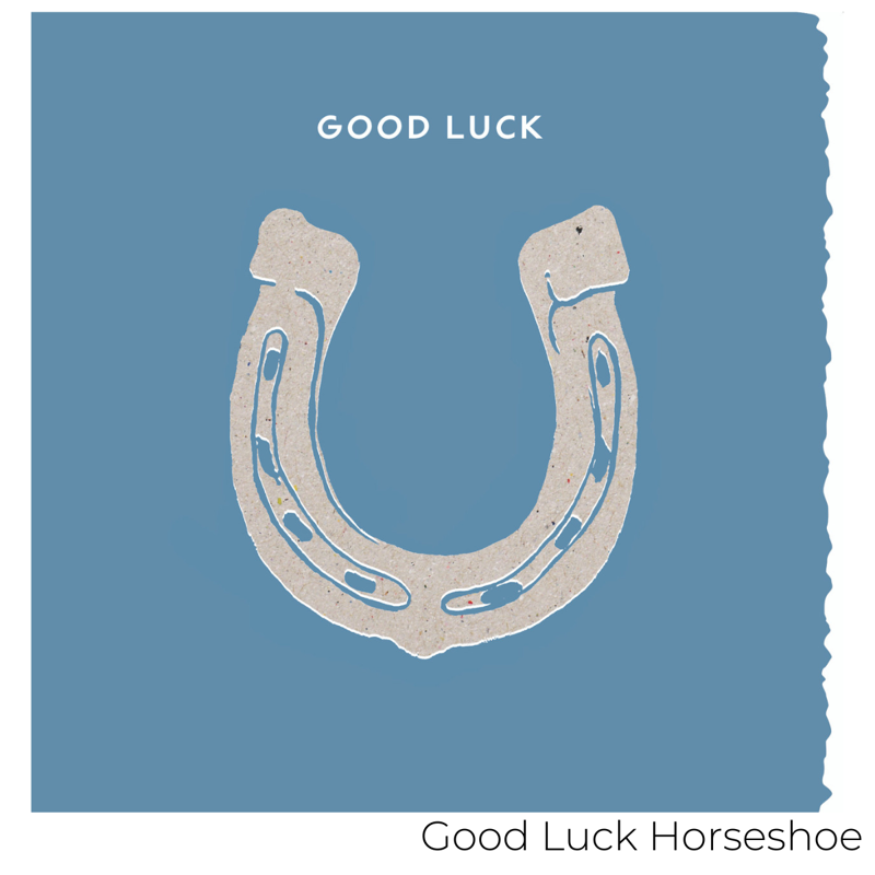 Deckled Edge Colour Block Pony Card-10