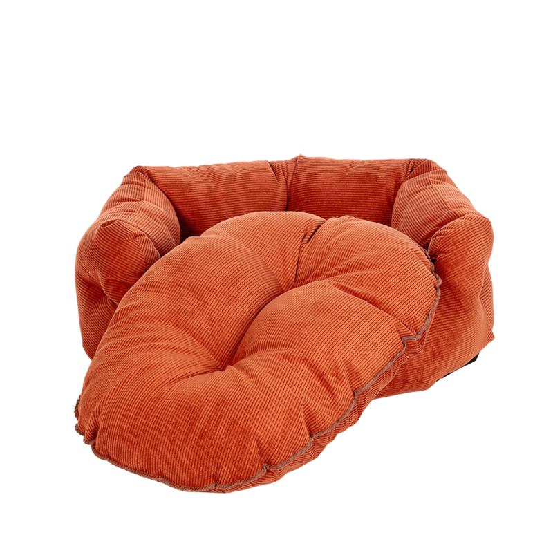 Danish Design Elden Deluxe Slumber Dog Bed - Rust-2