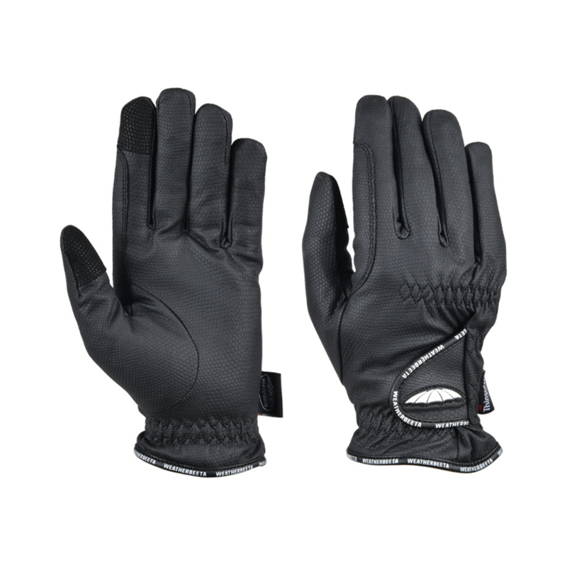 WeatherBeeta Heat-Tec Riding Gloves - Black