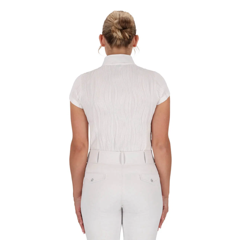 QHP Ladies Kynlee Competition Shirt - White-1