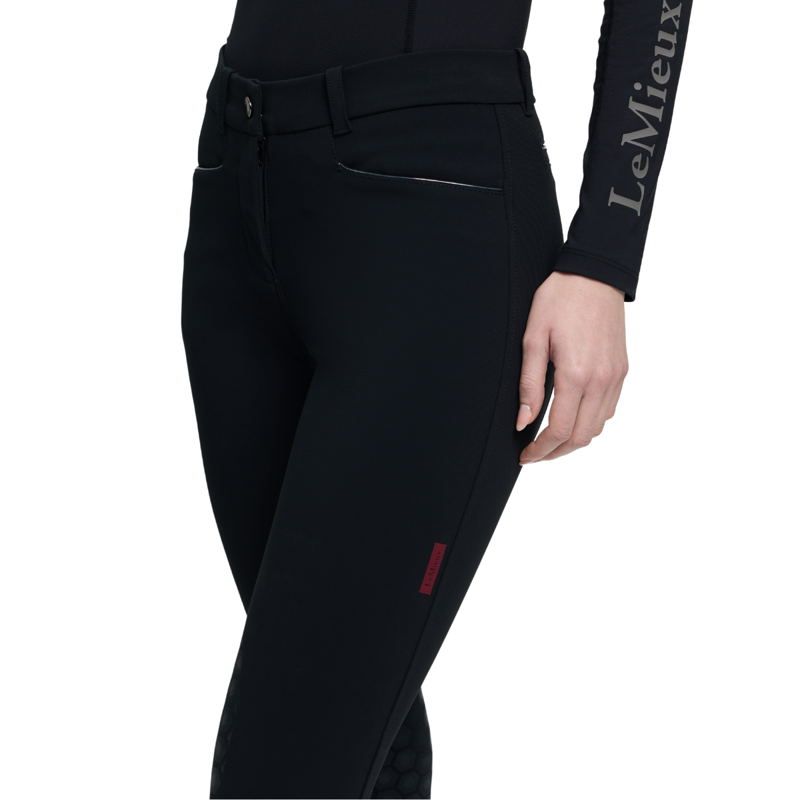 LeMieux Imogen Knee Grip Breech - Black-2
