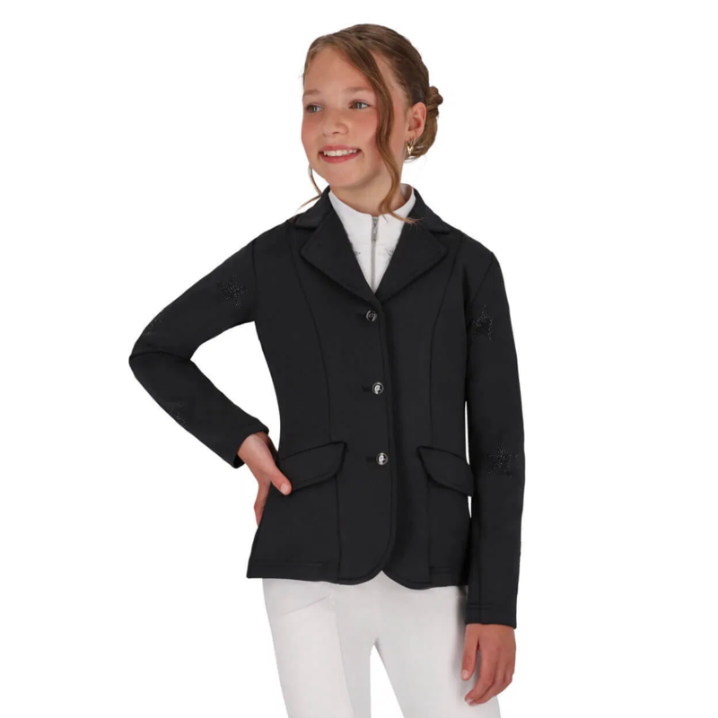 QHP Junior Jipp Competition Jacket - Black