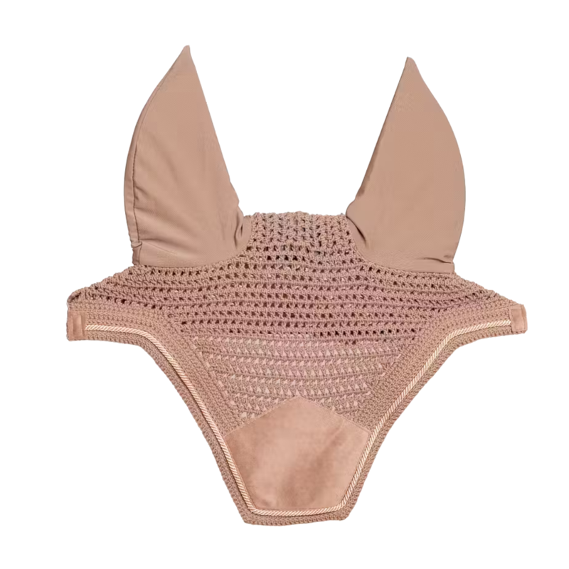 Kentucky Wellington Basic Velvet Fly Veil - Beige-3