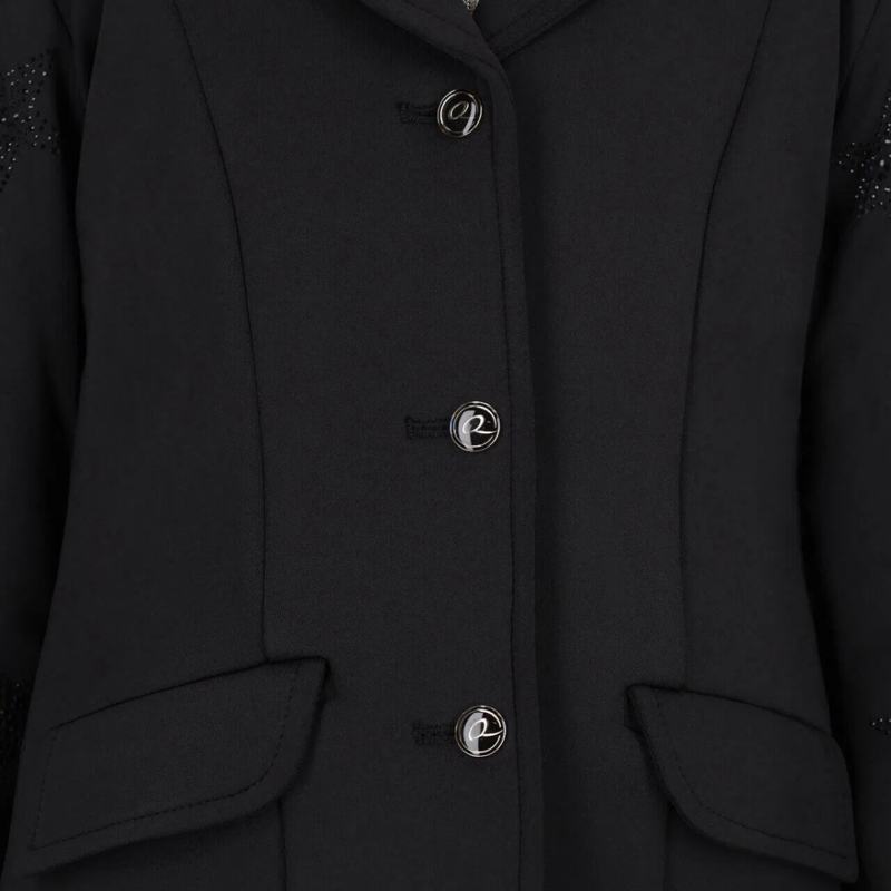 QHP Junior Jipp Competition Jacket - Black-3