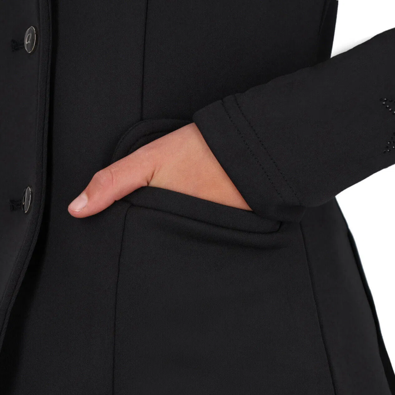 QHP Junior Jipp Competition Jacket - Black-4