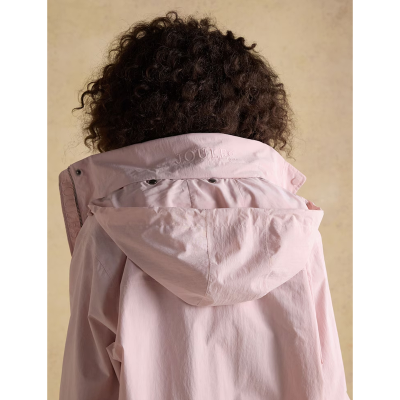 Joules Ladies Hove Waterproof Windbreaker Jacket - Pink-9