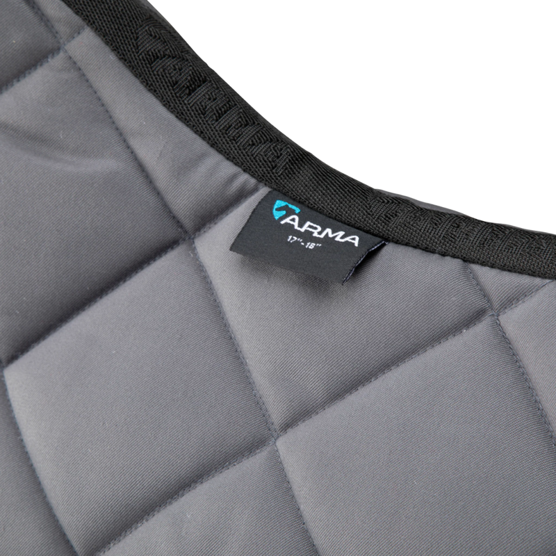 Shires ARMA Comfort Lite Saddlecloth - Grey-2
