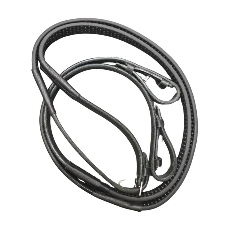 Jeffries Bio Grip Reins Falcon 48 - Black