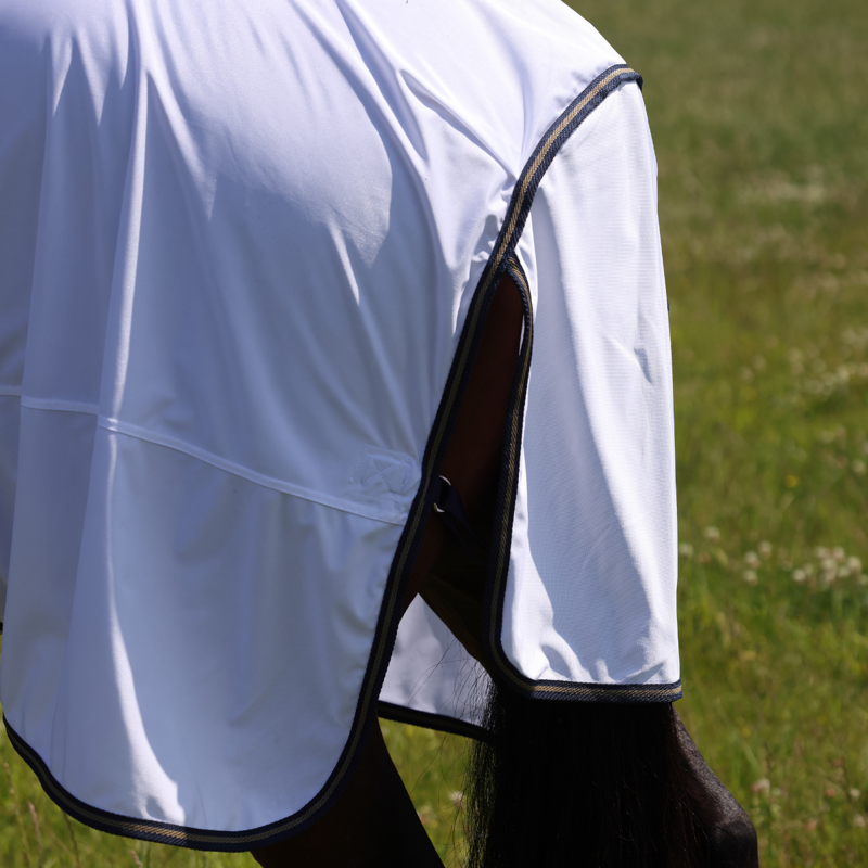 Shires Tempest Original Fly Combo Rug - White/Navy-6