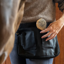Grooming Deluxe Canvas Plaiting Waist Bag - Black